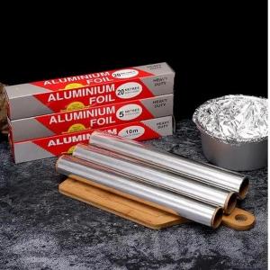 China RAYIWELL MFG  9-24Micron hygienic food grade households aluminum foil Roll for kitchen use on sale