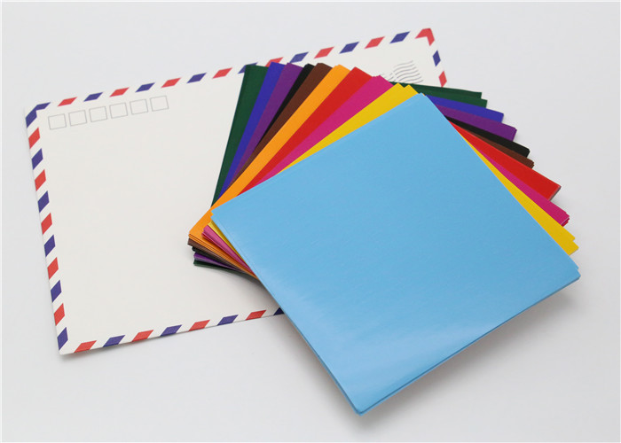 Quality Handy Matt Gummed Paper Squares Assorted Colour For School Children Handwork for sale