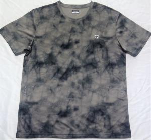 Quality Elastic Tie Dye S To XL Mens Round Neck T Shirt For Fitness for sale