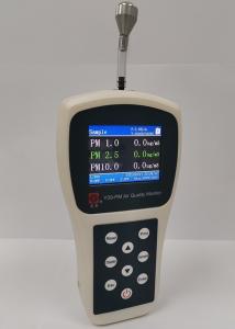 Quality PM1.0 PM2.5 PM10 Air Quality Detector Flow Rate 2.83L/Min for sale