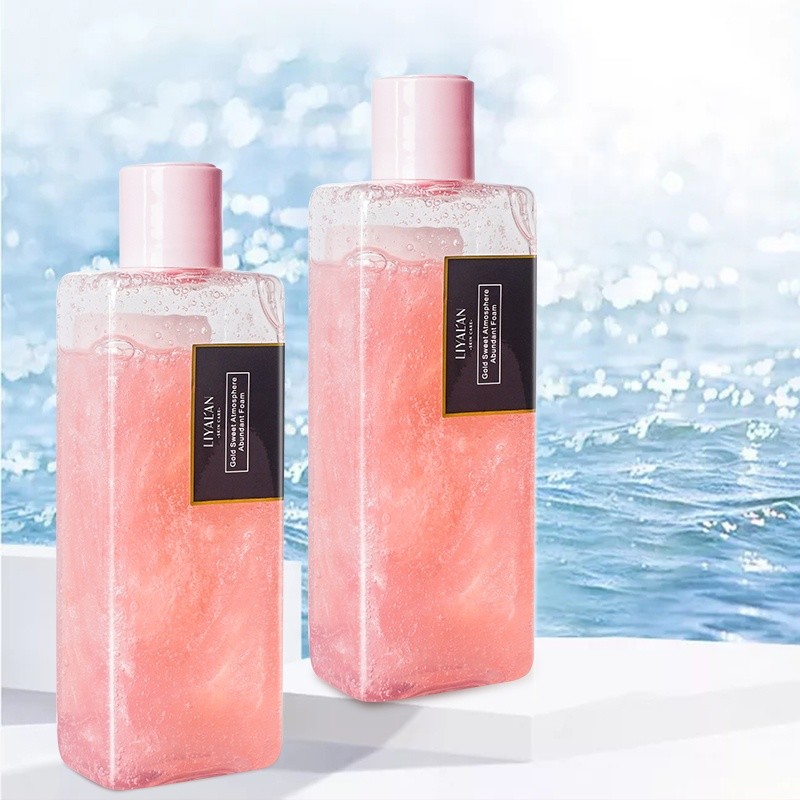 Quality Natural Vegan Hotel Shower Gel Whitening Perfume Bath Liquid Foaming Body Wash for sale