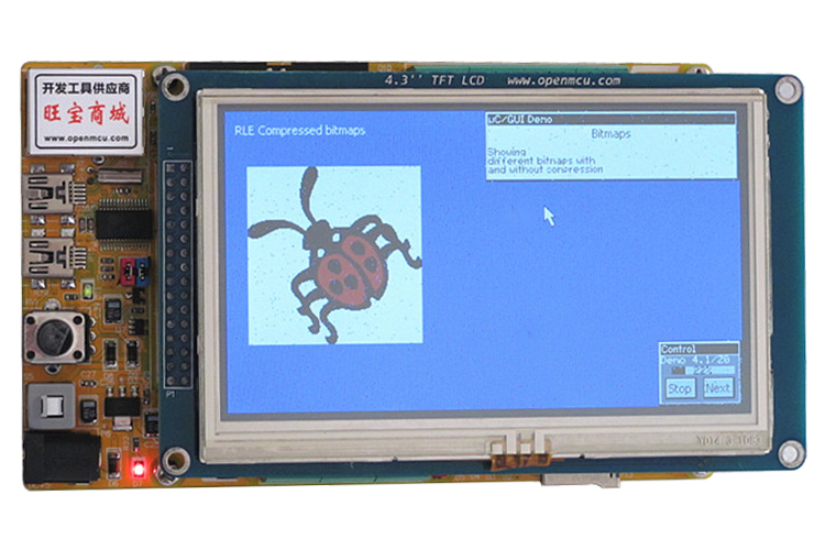Buy cheap Dev board ARM 32-bit Cortex -M4 CPU with FPU+4.3"TFT LCD Modul+touch panel +PCB from wholesalers
