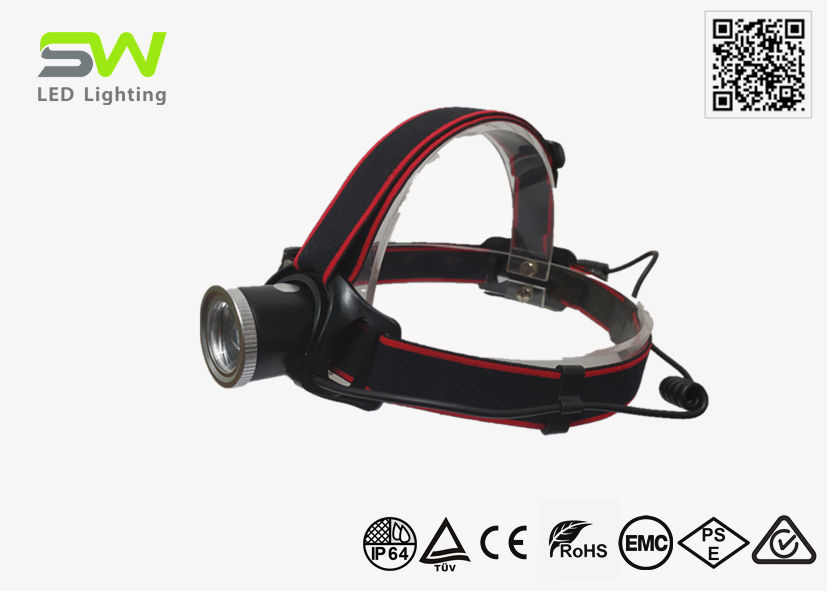 Quality High Lumen Focusing Cree LED Headlamp Rechargeable by USB Magnetic Cable for sale
