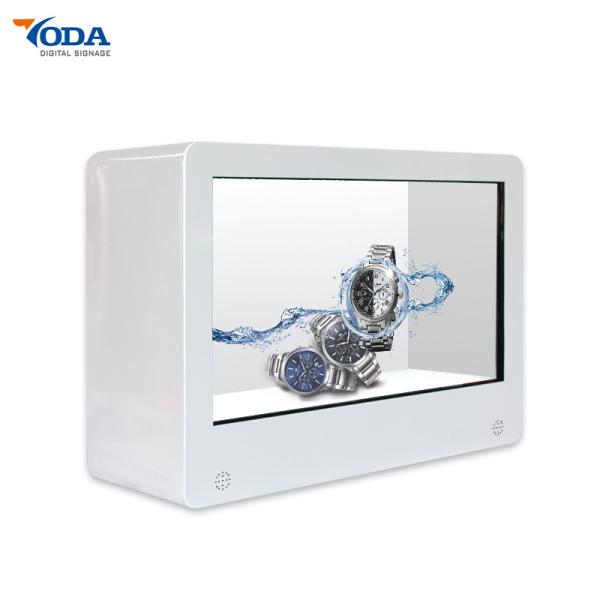 Interactive LCD Advertising Showcase Clear Transparent LCD Display Smart Window