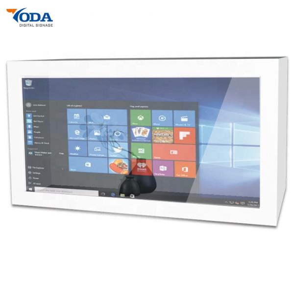 Buy Standalone Transparent LCD Showcase  Network WLAN USB RJ45  Support Various Language at wholesale prices