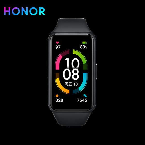 Buy Honor Band 6 Standard Edition 1.47 Inch Full Screen 14 Days Using Support 10 Sports Heart Rate Monitor Smart Wristband at wholesale prices