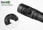 Zoom Function Micro Usb Rechargeable Flashlight With CREE XML T6