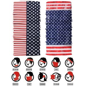 Polyester Custom Face Shields Bandanas