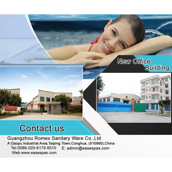 Luxury Acrylic Rectangular Swim Spa 10 Person Outdoor Whirlpool