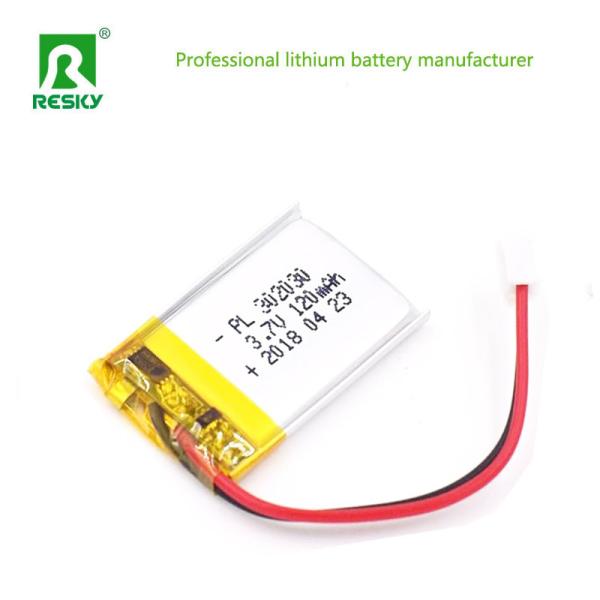 Power Li Polymer Battery 302030 3.7V 120mAh Lithium Battery Cell For Bluetooth Keyboards