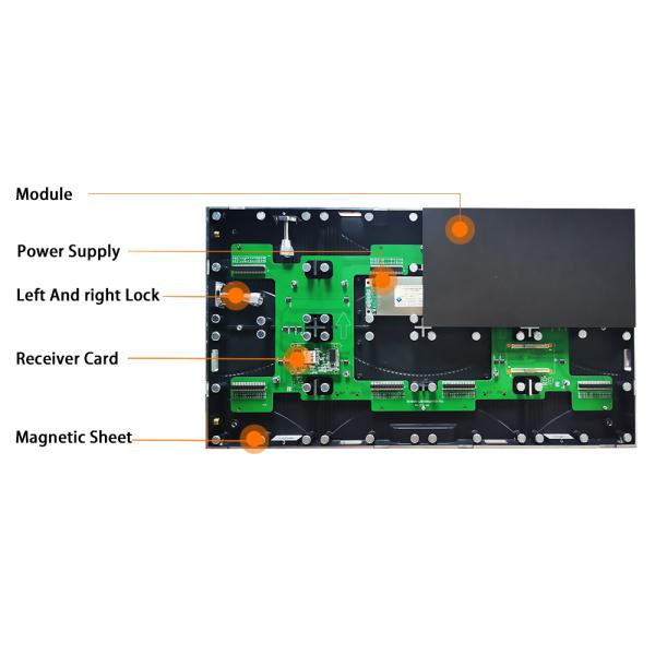 P1.86 Indoor Led Displayled Display Screen 640x480mm Fine Pitch Led Panels Indoor Full Color High-definition Display Screen