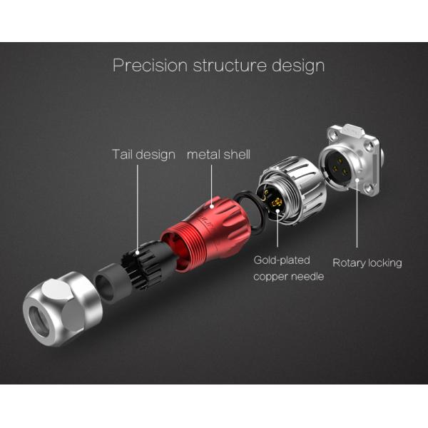 CNLINKO M20 Male Female Electrical 220V 500V Plug and Socket 12 Pin Wire Connector Waterproof Power signal Connector