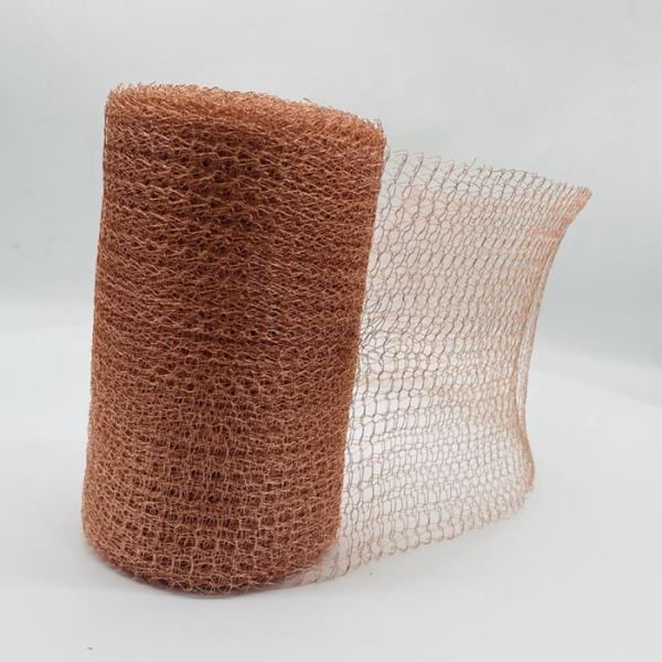 Buy Knitted Copper Wire Mesh Roll 3m 15.2m For Block Holes In The Wall at wholesale prices