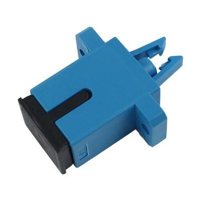 Buy Green Adapter SC APC Simplex Body Style Mounting Type With Flange at wholesale prices
