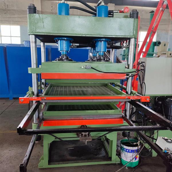 Powder Rubber Tile Making Machine Hydraulic Rubber Moulding Press