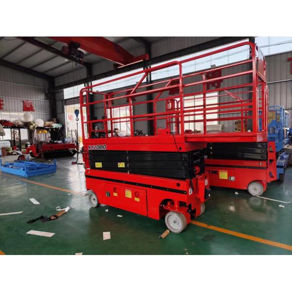 450kg Capacity Elevated Work Platform Battery Powered Scissor Lift