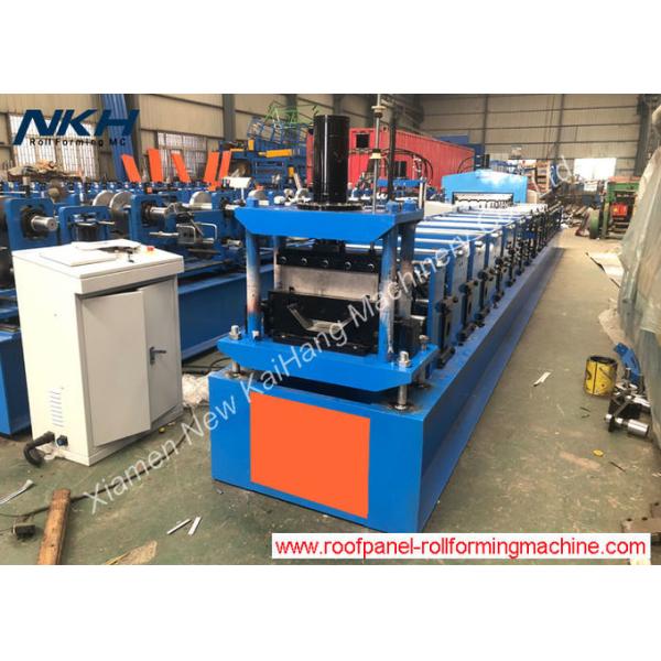 Roller Shutter Door Frame Roll Forming Machine / Steel Profile Making Machine