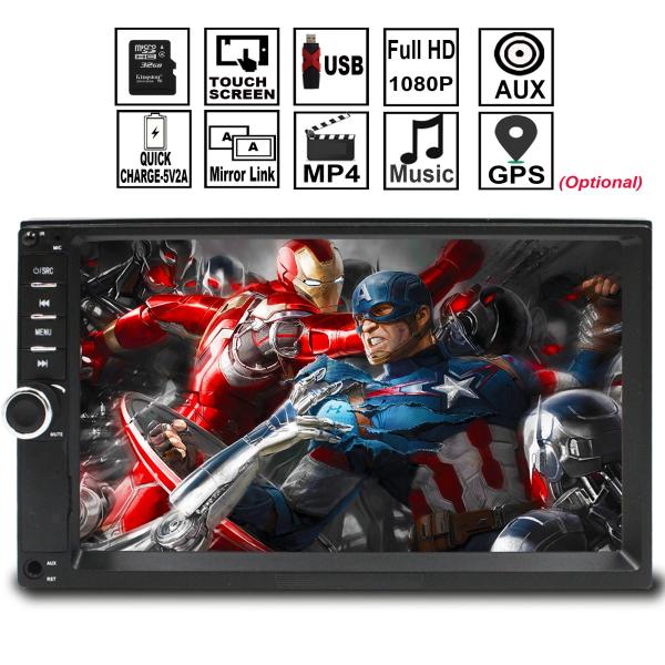 Buy Bluetooth Enabled Double Din Head Unit With Gps And Reversing Camera at wholesale prices