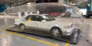 China Transparent Bubble 18 Oz Inflatable Motor Car Capsule on sale