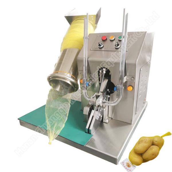 Buy Net Clipper Packing Machine Citrus Net Bag Packing Machine Garlic Packing Net Bag Machine at wholesale prices