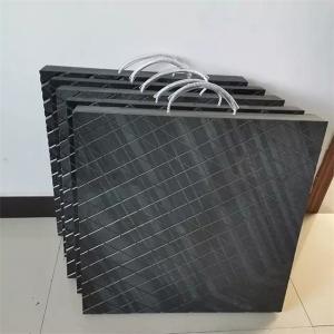 Quality Black Rigid Anti Impact Plastic HDPE Cribbing Blocks Crane Outrigger Pads Stack for sale