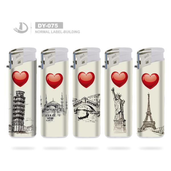 Dy-075 Style China Factory Direct Sales Disposable Electronic Lighter for United Kingdom