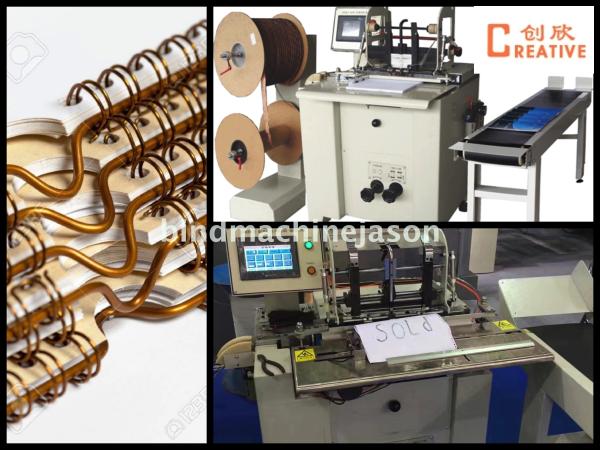 Buy Double wire loop binding machine DCA520 with hanger part for calendar at wholesale prices