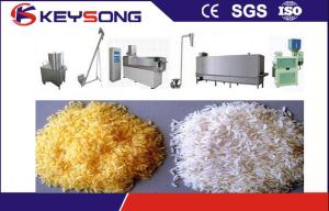 Reconstituted Instant Rice Machine , PLC Control Artificial Rice Processing Line