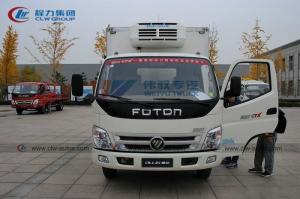 Quality Foton 4×2 6T 8T Refrigerated Transport Trucks For Frozen Meat for sale
