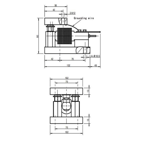 10-200kg Weighing Scale Module IP65 IP68 Stainless Steel Load Cell