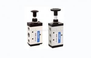 China 5-Way Spring Return Manual Directional Control Hand Draw Valve on sale
