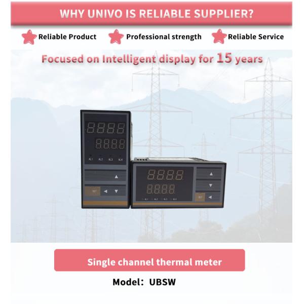 2023 Manufacturing Date Code UNIVO UBSW Single Channel Thermal Meter Control Instrument