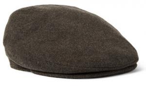China WOOL AND CASHMERE-BLEND FLAT CAP And Winter Hat on sale
