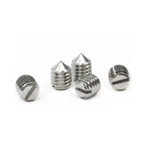 Quality One Word 304 Slotted Tip Machine Meter Headless Screw Jacking Screw for sale