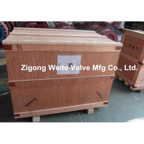 API 598 Carbon Steel Flanged Ball Valve Four Way Bare Stem Ball Valve