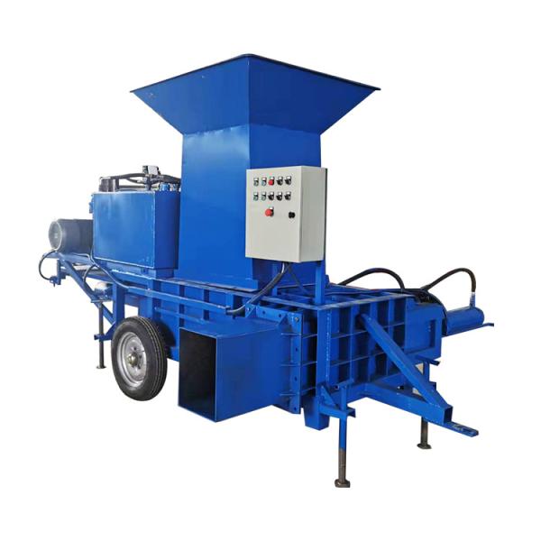 Farm Waste Paper Baler Machine Vertical Hydraulic Plastic Scrap Baler