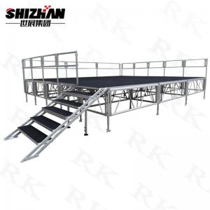 Quality Performance Portable Adjustable Movable Small Stage Platform Event Aluminium Truss for sale
