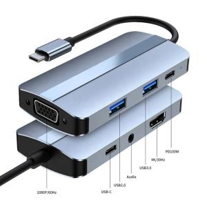 China 11 In 1 USB-C Hub Type-C To HDMI USB3.0 USB2.0 SD TF Adapter Hub with Card Reader on sale