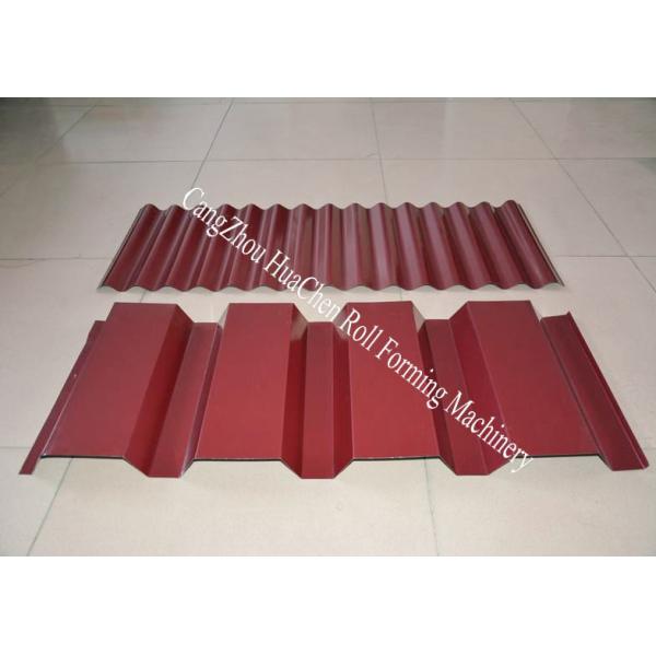 Siemens PLC Control Double Layer Glazed Roll Forming Machine For Roof