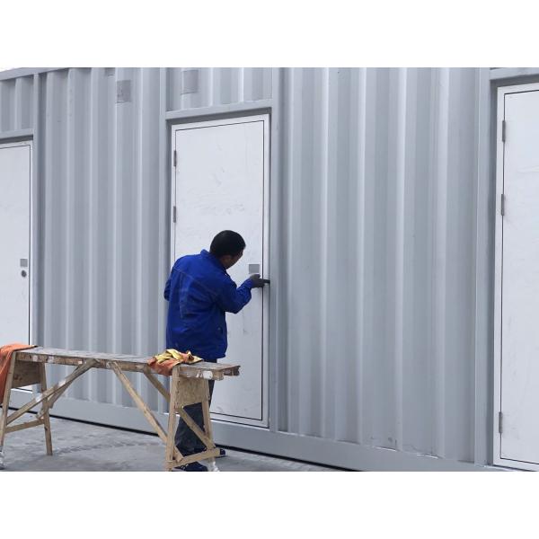 5 Separate Rooms Shipping Container Cabin / Metal Storage Container Houses