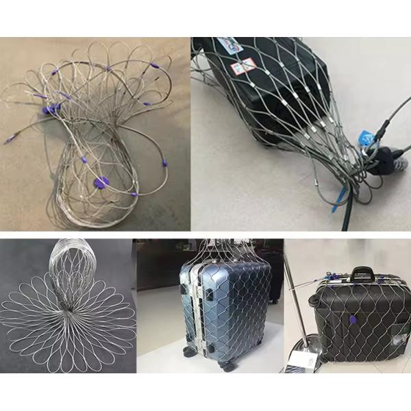 2.0MM Flexible Stainless Steel Cable Netting Resilience Flexibility Knotted Type