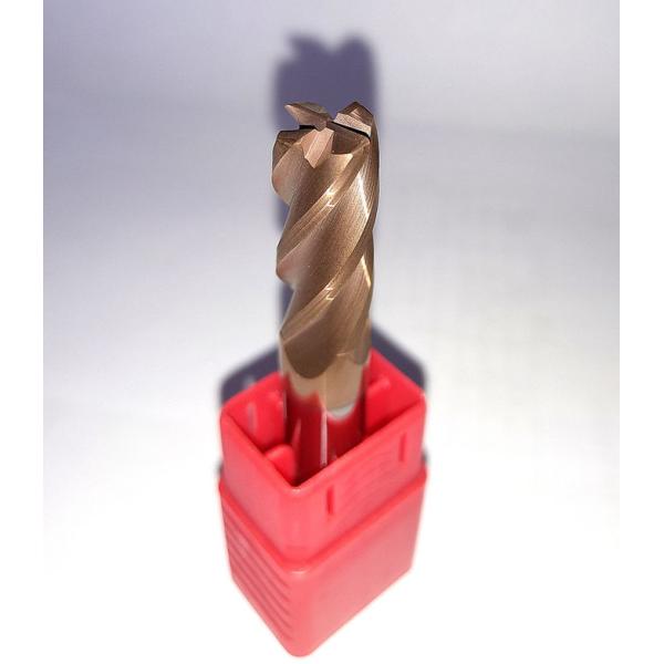 4 Flute HRC50/55/65 Solid Carbide Corner Radius End Mills For CNC / Engraving Machine