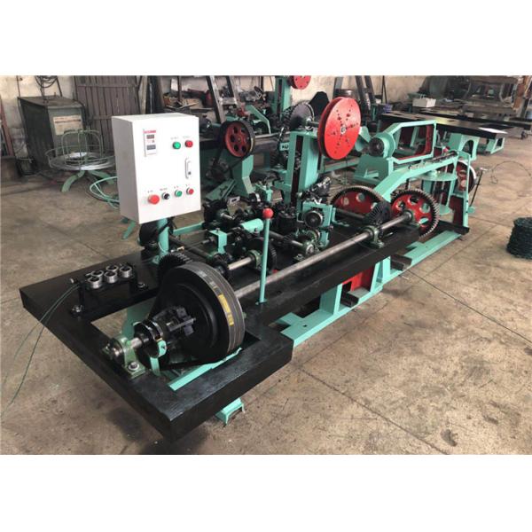 Positve / Negative Barbed Wire Mesh Making Machine , Fencing Wire Making Machine