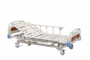 China Medical devices 3 functions electric metal frame hospital bed with abs on sale