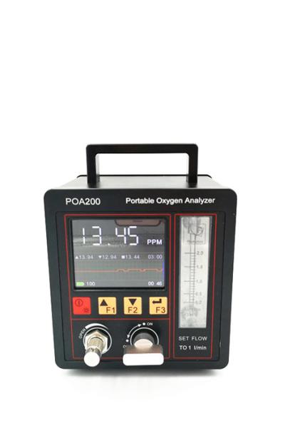 Buy PPM Range O2 Gas Analyser , Portable Oxygen Analyser Rechargeable Battery at wholesale prices