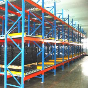Quality Spacesaving Gravity Flow Shelving Roller Racking For Distribution Centers for sale