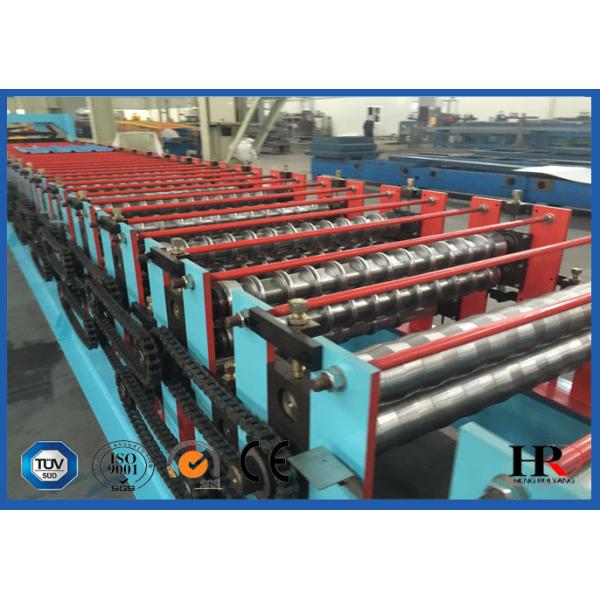 Corrugated Steel Sheet Double Layer Roll Forming Machine 0.4 - 0.8mm Thickness