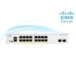 16-Port PoE Switch With 2G Uplink & VLAN Support Cisco C1200 Series Switch
