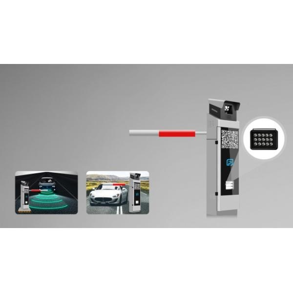 Ticketless LPR Parking System Controller With 3m Straight Arm Barrier