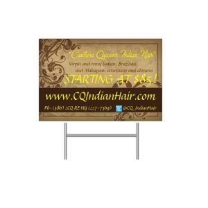 Quality UV Printed Coreflute Signs 4mm 18 X 24 Corrugated Signs H Frame for sale